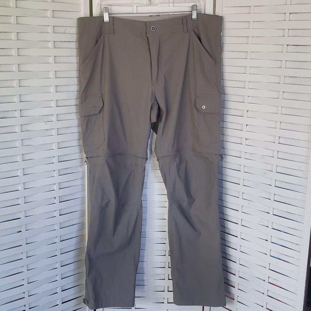 Kuhl taupe 2 in 1 convertible pants/shorts mens size 38